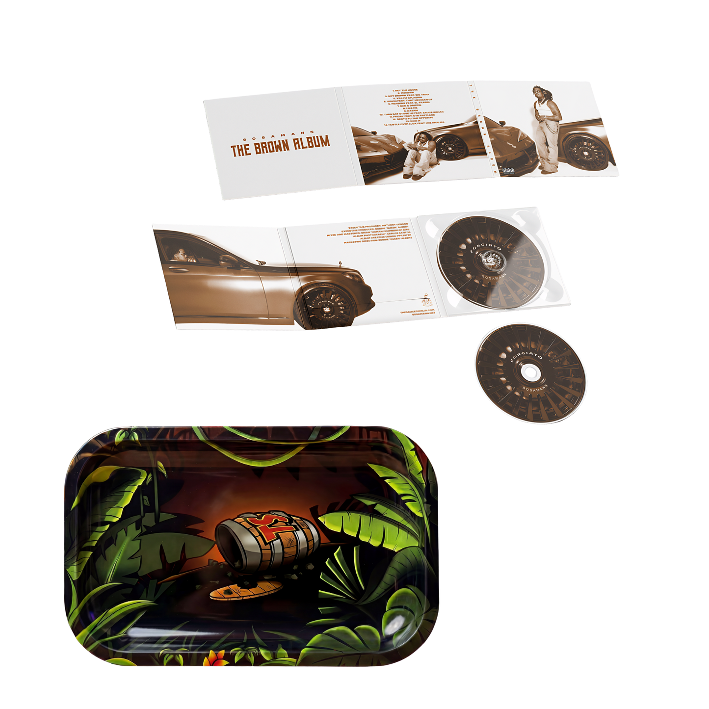 The Brown Album w/ Rolling Tray