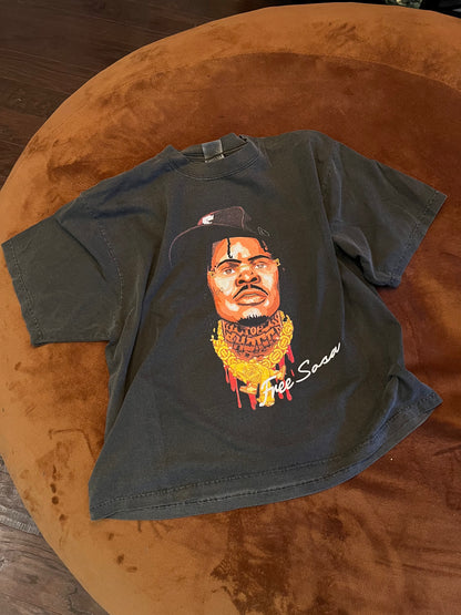 "Free Sosa" Big Face Tee