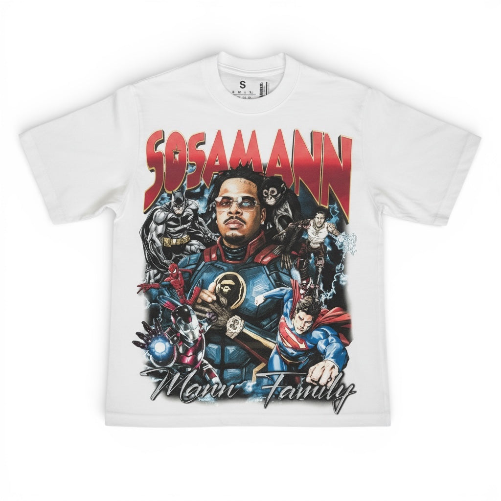 "Mann Family" Superhero Tee