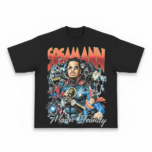 "Mann Family" Superhero Tee